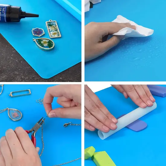 Pixiss Silicone Craft Mat for Table - 3 Pack Silicone Mats for Crafts {2}