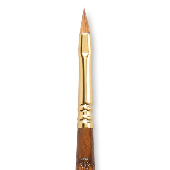 Escoda Reserva Kolinsky-Tajmyr Sable Brush - Filbert, Long Handle, Size 4 {1}