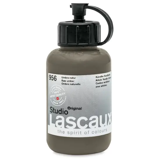 Lascaux Studio Acrylics - Raw Umber, 85 ml bottle {1}