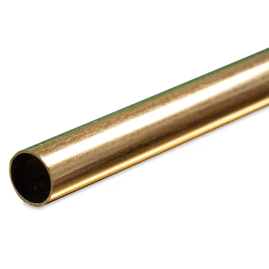 K&S Metal Tubing - Brass, Round, 11/32" Diameter, 36" {1}