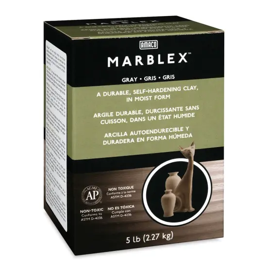 Amaco Marblex Gray Clay - 5 lb {2}