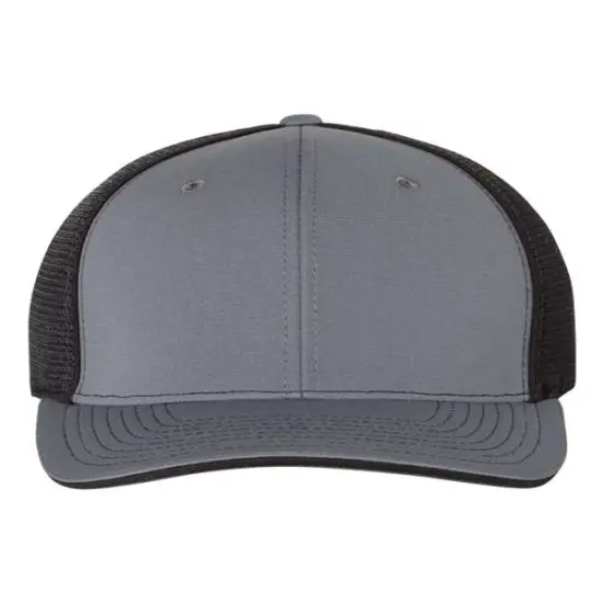 Richardson&reg; Pulse Sportmesh Flex Cap Charc/ Black Split {1}