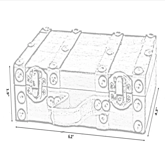 Antique Style Small Mini Suitcase {4}