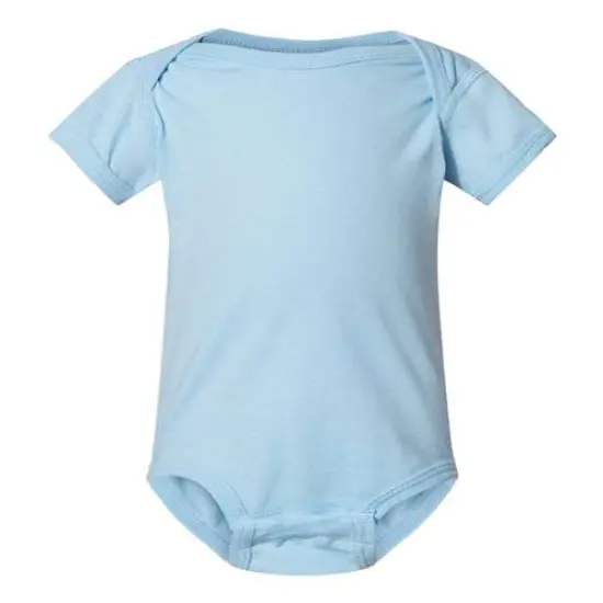Rabbit Skins&reg; Essential Infant Fine Jersey Bodysuit Light Blue {2}