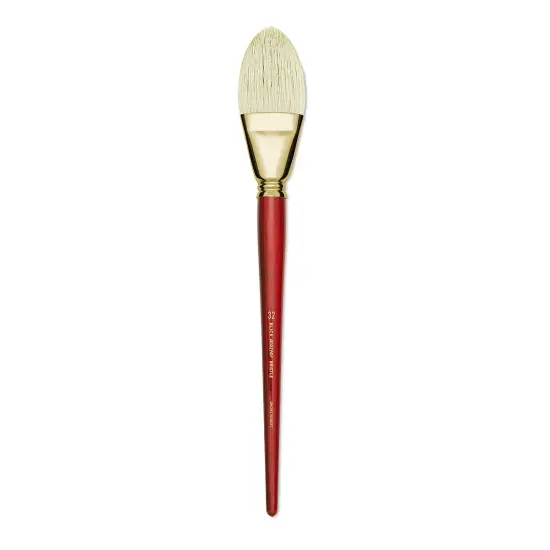 Blick Master Bristle Brush - Short Filbert, Long Handle, Size 32 {1}