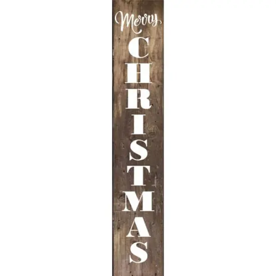 39.5-Inch Merry Christmas Wall Stencil | 3810 by Designer Stencils | Word & Phrase Stencils | Reusable Art Craft Stencils for Painting on Walls, Canvas, Wood | Reusable Plastic Paint Stencil for Home Makeover | Easy to Use & Clean Art Stencil {1}
