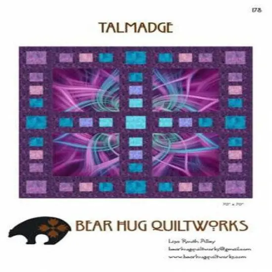 Talmadge Quilt Pattern - Pattern by Lisa Alley - 70" x 70"by Bear Hug Quilt... {1}