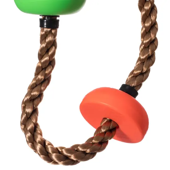 Colorful Climbing Rope with Platforms Foot Holder For Kids Indoor Outdoor Backyard {6}