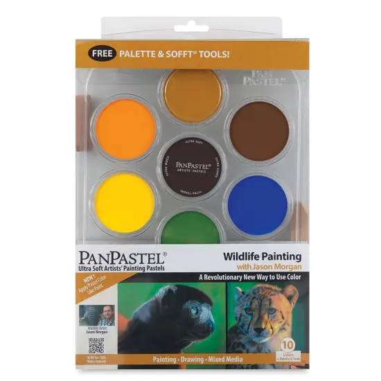 PanPastel Artists&rsquo; Painting Pastels Set - Wildlife Painting with Jason Morgan, Set of 10 {1}