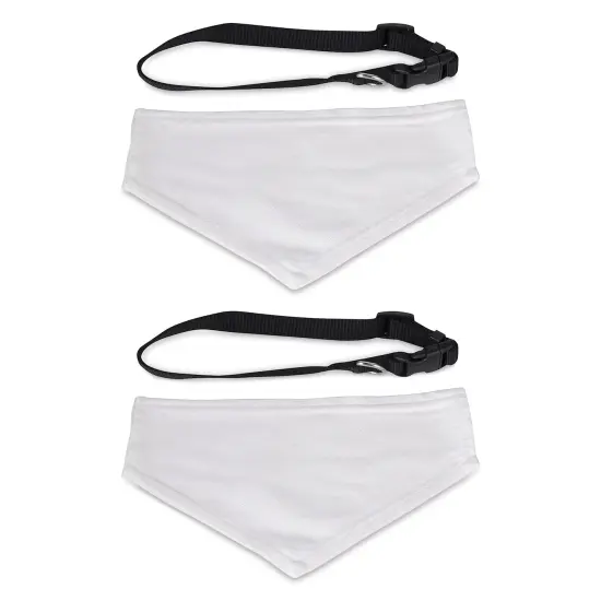 Craft Express Sublimation Printing Pet Product - Pet Scarf with Collar, Small, Pkg of 2 {1}