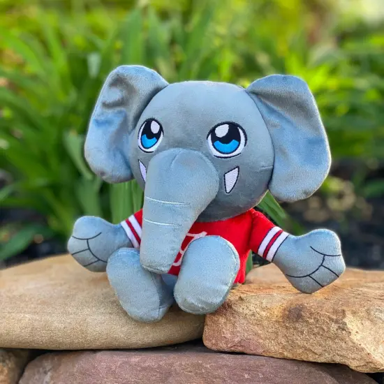 Bleacher Creatures Alabama Crimson Tide Al The Elephant Mascot Kuricha Sitting Plush {6}
