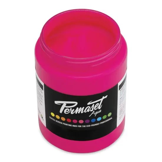 Permaset Aqua Fabric Ink - Glow Pink, 300 ml {1}