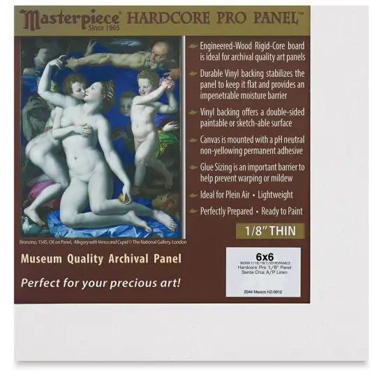 Masterpiece Santa Cruz Hardcore Pro Canvas Panel - 6" x 6" {1}