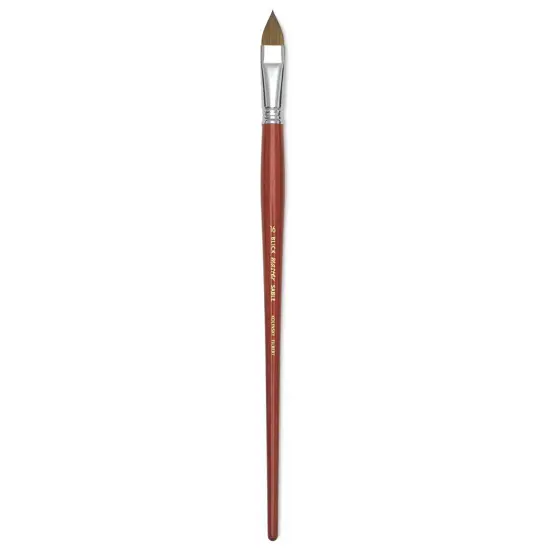 Blick Master Kolinsky Sable Brush - Filbert, Long Handle, Size 16 {1}