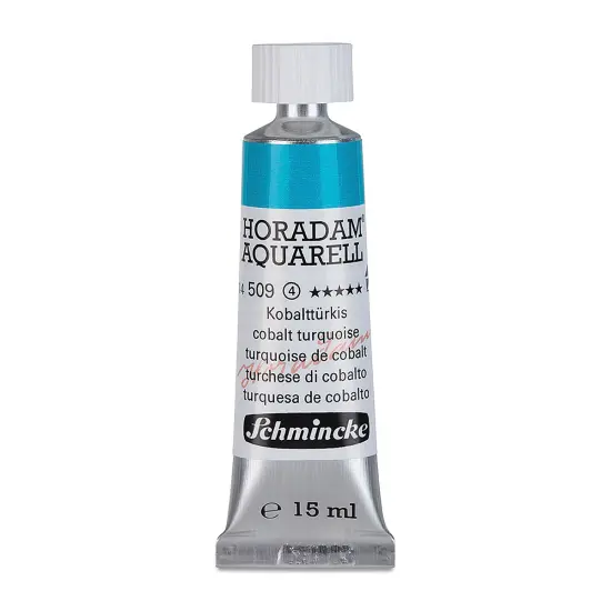 Schmincke Horadam Aquarell Artist Watercolor - Cobalt Turquoise, 15 ml tube {2}