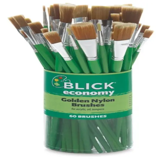Blick Economy Golden Nylon Brush Set - Set of 60 {2}