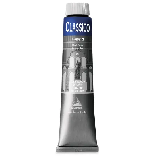 Maimeri Classico Oil Color - Prussian Blue, 200 ml tube {1}