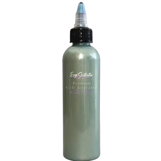 Premium Cell Activator | Ready to Pour | Create Perfect and Unique Cells in your Painting Works | 4oz by Volume | by Ezgi Sertcetin Met. fresh azurre {1}