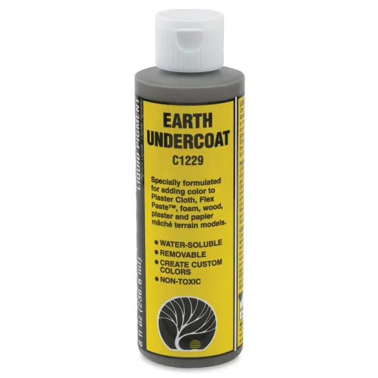 Woodland Scenics Model Scenery - Liquid Pigment Undercoat, Earth, 8 oz {2}