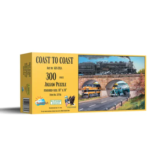 Sunsout Coast to Coast 300 pc Jigsaw Puzzle 37716 {3}