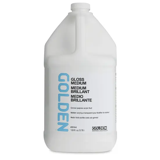 Golden Polymer Medium - Gloss, 128 oz tub {1}