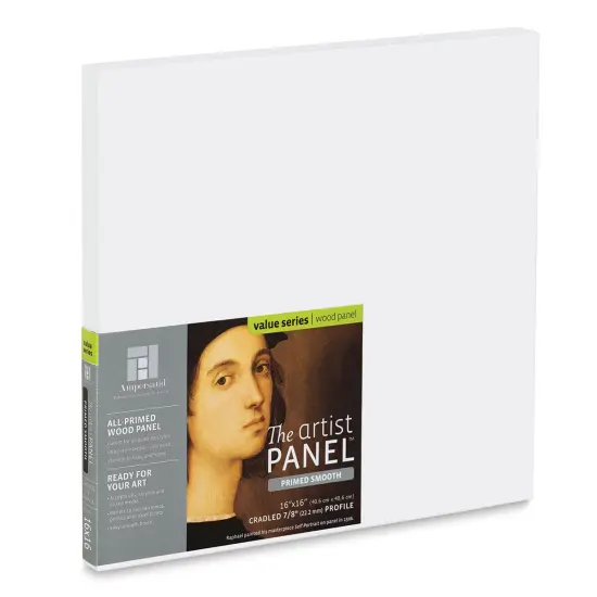 Ampersand Value Series Artist Panel - Smooth, 16" x 16", 7/8" Cradle {1}