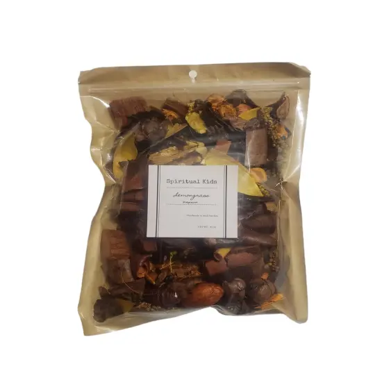 Lemongrass Potpourri 8oz Bag Made with Fragrant/Essential Oils HandMade FREE SHIPPING SCENTED House Warming Gift| Wedding Favors {1}