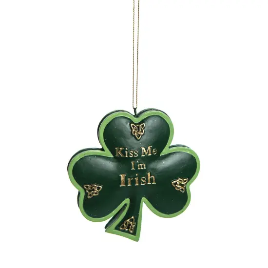 Kiss Me I'm Irish St. Patrick's Day Irish Fun DecorChristmas XMAS Ornament {1}