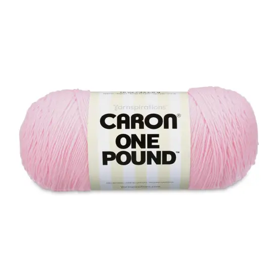 Caron One Pound Acrylic Yarn - 1 lb, 4-Ply, Soft Pink {1}