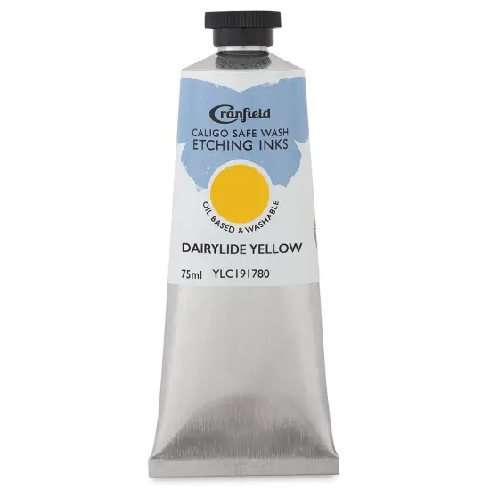 Cranfield Caligo Safe Wash Etching Ink - Diarylide Yellow, 75 ml Tube {1}