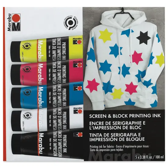 Marabu Screen & Block Printing Ink - Set of 5 {1}