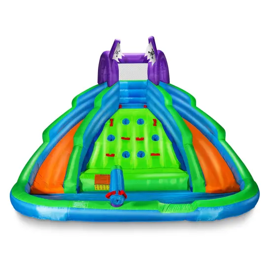 Cloud 9 Bounce House for Kids with Climbing Wall, Water Slide, and Pool - Includes Blower {2}