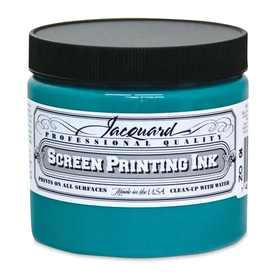 Jacquard Screen Printing Ink - Turquoise, 16 oz {1}