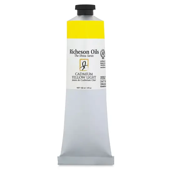 Shiva Signature Artist Oil Color - Cadmium Yellow Light, 5 oz Tube {2}