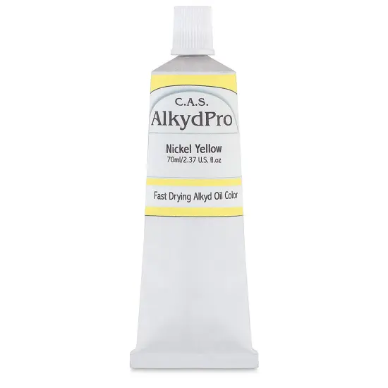 CAS AlkydPro Fast-Drying Alkyd Oil Color - Nickel Yellow, 70 ml tube {1}
