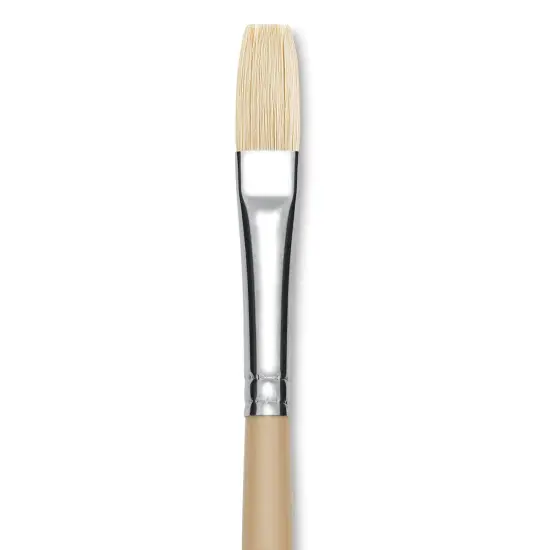 Robert Simmons Signet Brush - Flat, Long Handle, Size 6 {1}