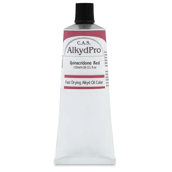 CAS AlkydPro Fast-Drying Alkyd Oil Color - Quinacridone Red, 120 ml tube {1}