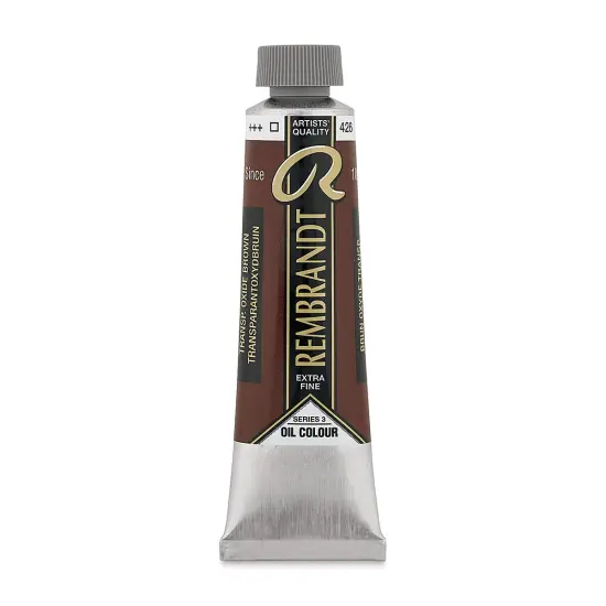 Rembrandt Artists' Oil Color - Transparent Oxide Brown, 40 ml tube {2}