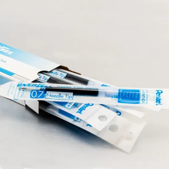 Refill Ink - For EnerGel Gel Pen 0.7mm Needle Tip, Medium, Blue Ink (LRN7-C) {3}