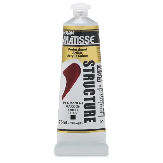 Matisse Structure Paint - Permanent Maroon, 75 ml {1}