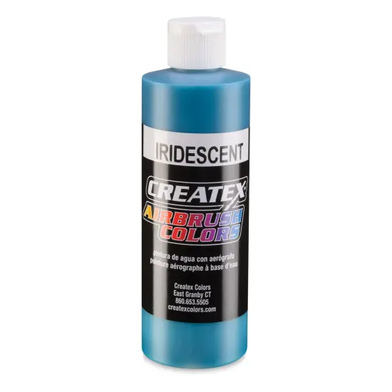 Createx Airbrush Color - 8 oz, Iridescent Turquoise {1}
