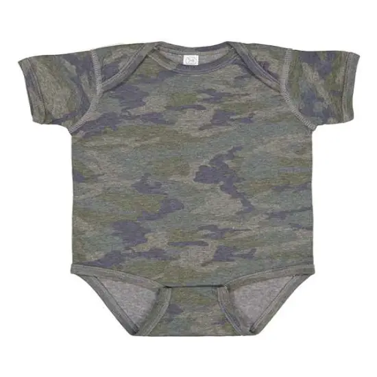 Rabbit Skins&reg; Infant Fine Jersey Bodysuit - 4424 Vintage Camo {1}