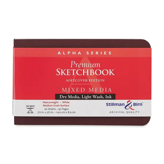 Stillman & Birn Alpha Series Sketchbook - 3-1/2" x 5-1/2", Soft Cover, 46 Sheets {1}