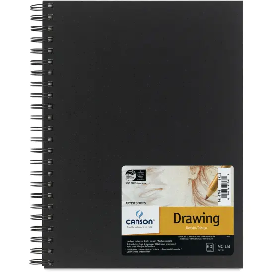 Canson Field Drawing Book - 12" x 9", Wirebound, 60 Sheets {2}