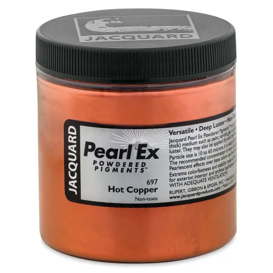 Jacquard Pearl-Ex Pigment - Hot Copper, 4 oz, Jar {1}