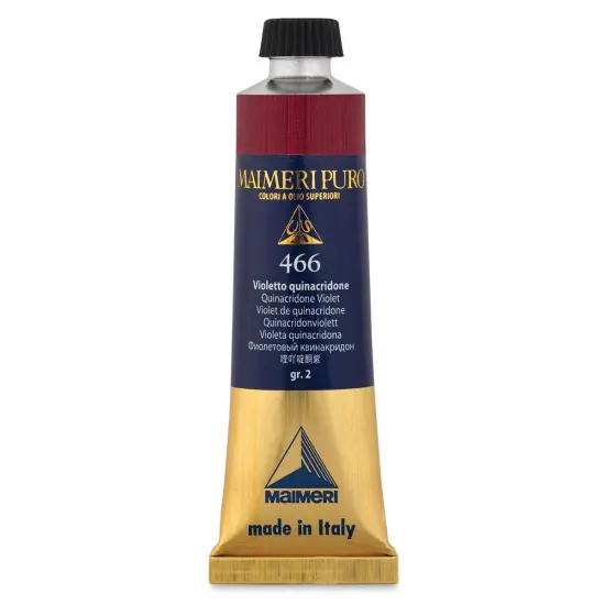 Maimeri Puro Oil Color - Quinacridone Violet, 40 ml Tube {1}