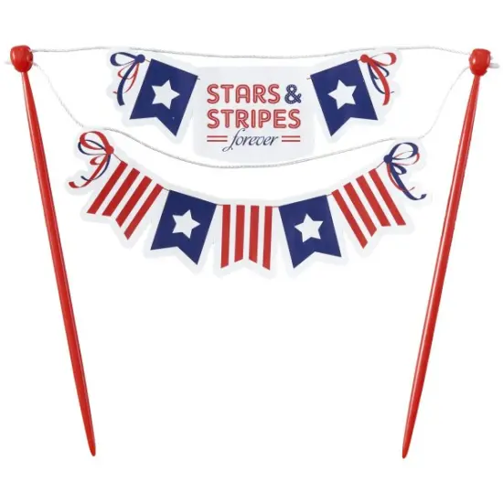 Stars and Stripes Forever Banner Layon {1}