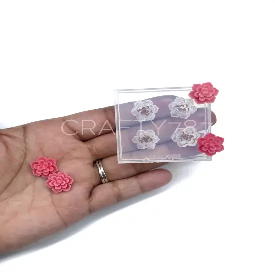 Succulent 2pairs Silicone Mold {1}