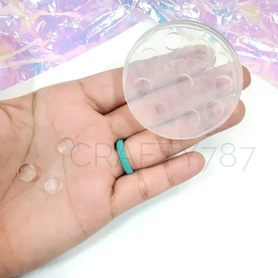 Extra Mini Circle Earring Silicone Mold(B8) {1}