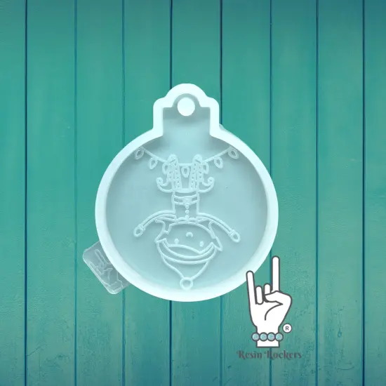 UV Safe Dangling Elf Resin Rockers Exclusive Ornament Mold for UV and Epoxy Resin Art {1}